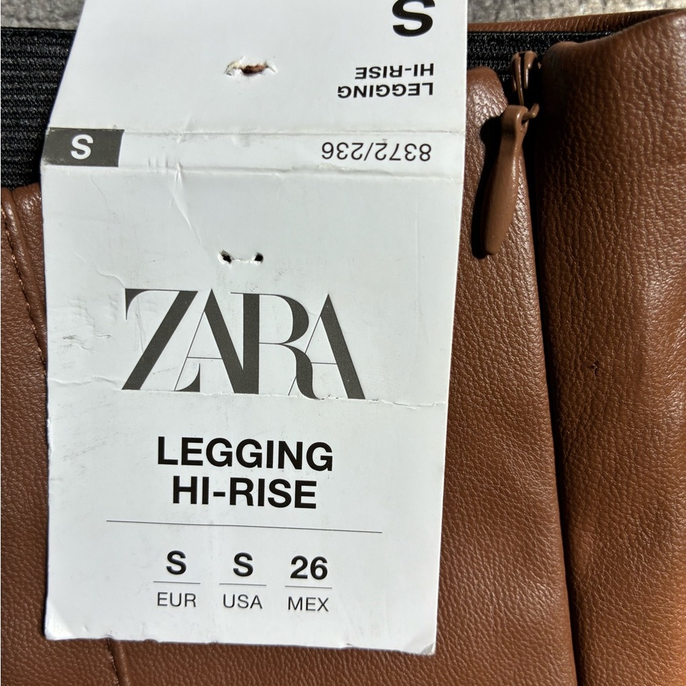 Zara Brown Women's Leggings - Picture 9 of 14